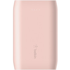 Акумулятор портативний літій-іонний Power Bank Belkin 10000mAh 15W Dual USB-A USB-C Rose Gold