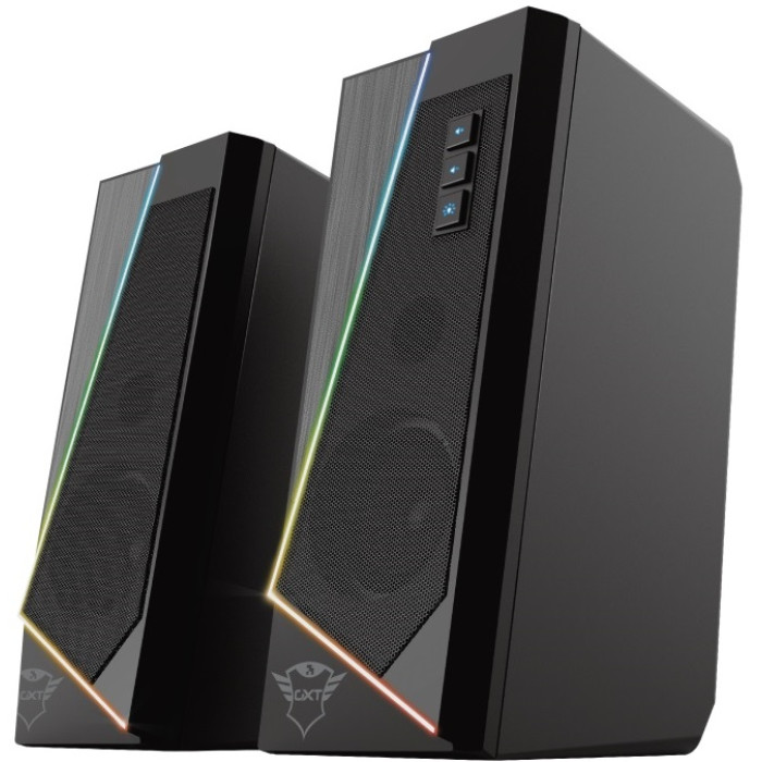 Акустична система Trust GXT 609 Zoxa 2.0, USB/AUX, RGB, чорний