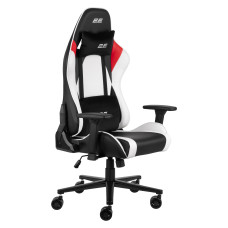 Крісло 2E GAMING BUSHIDO II, ПУ шкіра, 3D-Armrests, чорно-білий