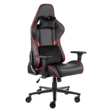 Крісло 2E GAMING HIBAGON II, ПУ шкіра, 3D-Armrests, чорно-червоний