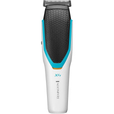 Машинка для стрижки Remington Power X Series X4, мережа+акум., насадок-3, сталь, біло-чорний