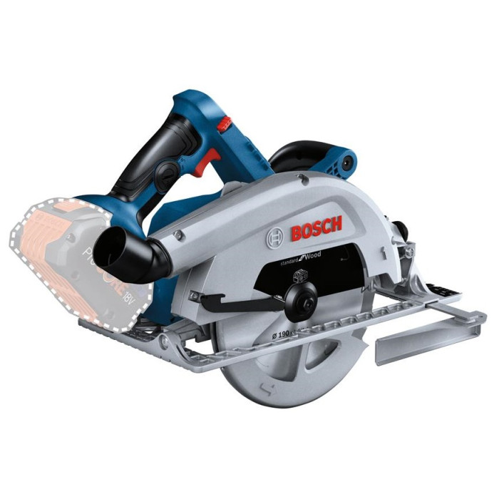 Пила дискова акумуляторна Bosch GKS 18V-68 C 18В 190мм 4кг без АКБ та ЗП