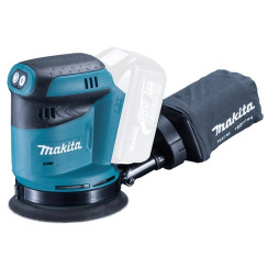 Шліфмашина ексцентриков акумуляторна Makita DBO180Z 18В 125мм 7000/9500/11000об·хв 1.7кг без АКБ та ЗП
