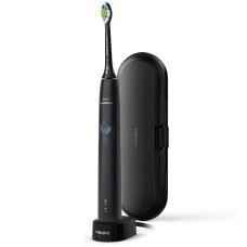 Щітка зубна електр. Philips, Sonicare ProtectiveClean 4300, 62т. колив/хв, насадок-1, футляр, чорний