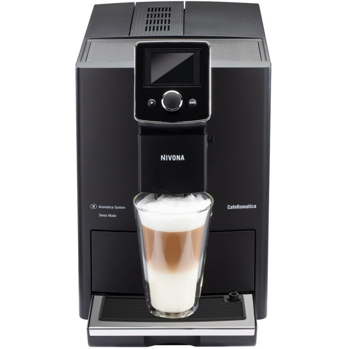 Кавомашина NIVONA CafeRomatica 1.8л, зерно + мелена, автомат.капучинатор, авторецептів - 9, чорний