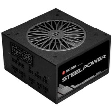 Блок живлення CHIEFTEC Steel Power  (650W), >85%, 80+ Bronze, 120мм, 1xMB 24pin(20+4), 2xCPU 8pin(4+4), 3xMolex, 6xSATA, 4xPCIe 8pin(6+2), Fully Modular
