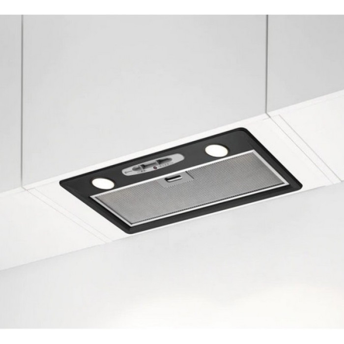 Витяжка Electrolux вбудована, 52см, 600м.куб/год., чорний