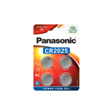 Батарейка Panasonic літієва CR2025 блістер, 4 шт.