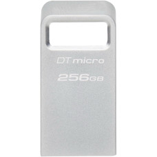 Накопичувач Kingston  256GB USB 3.2 Type-A Gen1 DT Micro R200MB/s Metal