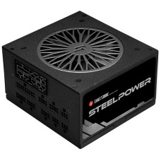 Блок живлення CHIEFTEC Steel Power  (750W), >85%, 80+ Bronze, 120мм, 1xMB 24pin(20+4), 2xCPU 8pin(4+4), 3xMolex, 6xSATA, 4xPCIe 8pin(6+2), Fully Modular