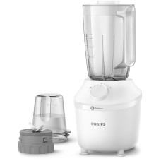 Блендер Philips стаціонарний 3000 series 450Вт, чаша-1900мл, чопер, імпульсний режим, білий