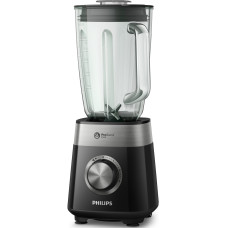 Блендер Philips стаціонарний Series 5000, 800Вт, чаша-2000мл, скло, чорний