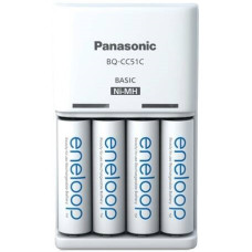 Зарядний пристрій Basic Charger+  Акумулятор Eneloop NI-MH  AA 2000 мАг, 4 шт.