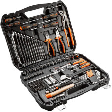 Набір інструментів Neo Tools, 143шт, універсальний, CrV та S2