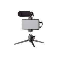Мікрофон з триподом для мобільних пристроїв 2Е AU-CM10S Vlog KIT, 3.5mm