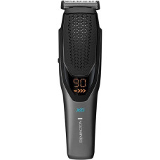 Машинка для стрижки Remington Power X Series X6, мережа+акум., насадок-4, сталь, чорно-сірий