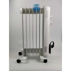 Обігрівач оливний RM Electric, 15м2, 1500Вт, мех. упр-ння, 7 секцій, зволожувач, білий