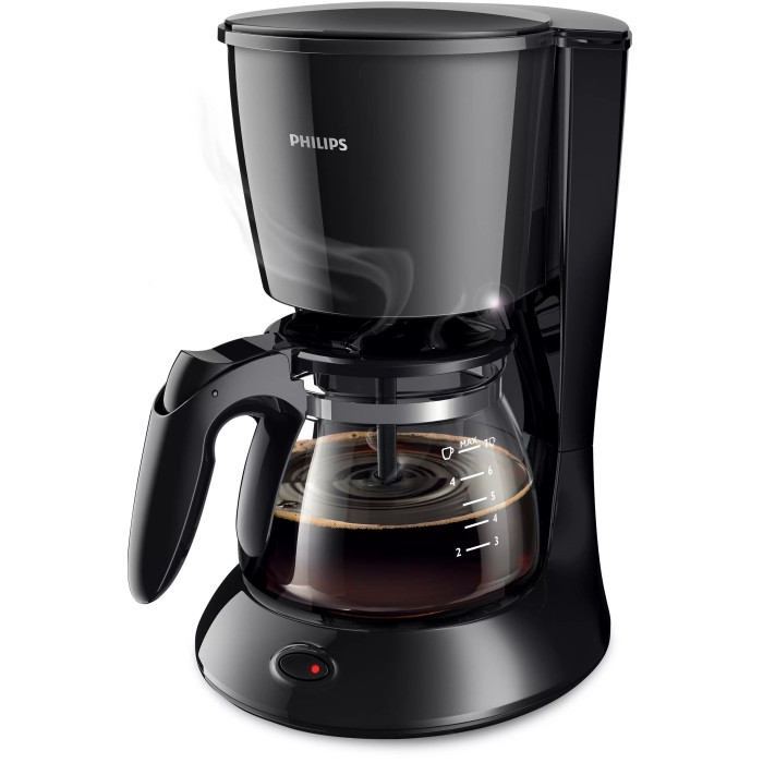Кавоварка Philips крапельна Daily Collection 0.6л, мелена, чорний