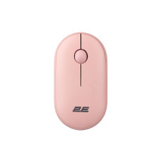 Миша 2E MF300 Silent, WL/BT, рожевий