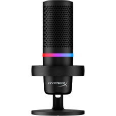 Мікрофон геймінговий HyperX DuoCast, Omni/Bi, USB-A, 2м, NGenuity, RGB, чорний