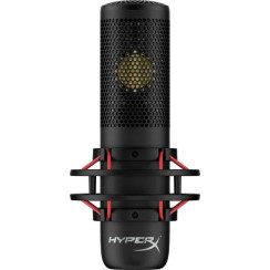 Мікрофон геймінговий HyperX ProCast, Bi, 3-pin XLR, no cable, з поп-фільтром, чорний