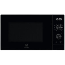 Мікрохвильова піч Electrolux, 25л, мех. керування, 900Вт, гриль, дисплей, інвертор, чорний