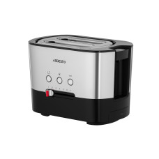 Тостер Ardesto Steel Collection 1000Вт, метал/пластик, сріблясто-чорний