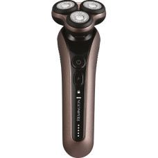 Бритва електр. Remington роторна Limitless X9, 5.5Вт,  бритв.головок-3, Li-Ion, сух.+волог., тример, чорно-коричн.
