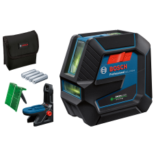 Нівелір лазерний Bosch Professional GCL 2-50 G, до 15м, ±0.3мм/м, з тримачем RM 10, чохлом, мішенню, 0.58кг