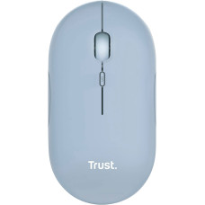 Миша Trust Puck Rechargeable,  Ultra-Thin,  BT/WL,  Silent, синій