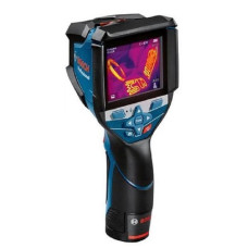Термодетектор Bosch Professional GTC 600 C, акумуляторний 12В, акб 2А·год, -10град. до +600град., ±2 град., чутливість <=50 мК, IP54, + L-boxx, 0.6 кг