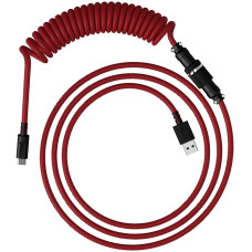 Кабель заряджання/синхронізації HyperX USB-A > USB-C, спіральний, 1.37м, чорний
