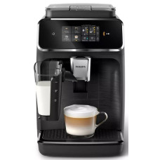 Кавомашина Philips Series 2300 1.8л, зерно + мелена, автомат.капучинатор, сенсор.керування, чорний