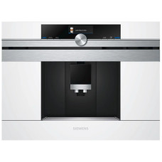 Кавомашина Siemens вбудована, 2.4л, зерно+мелена, автомат.капуч, LED-дисплей, авторецептів -30, білий