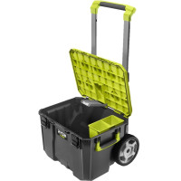 Ящик модульний для інструменту Ryobi Link RSL201, на коліщатках, телескопічне руків'я, 39х57х49.5см, пластик
