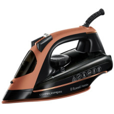 Праска Russell Hobbs Copper Express, 2600Вт, 315мл, паровий удар -150гр, постійна пара - 40гр, керам. підошва, чорно-коричневий