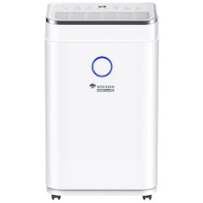 Осушувач повітря MYCOND ROOMER SMART 25, 25л.на добу, 50м.кв  , 180м3/год, 380Вт, дисплей, ел.кер-ня,очищення повітря, іонізація, Wi-Fi, таймер, авто вимк., білий