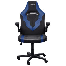 Крісло Trust GXT703B Riye, ПУ шкіра, Foldable Armrests, синій