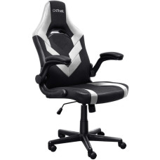 Крісло Trust GXT703W Riye, ПУ шкіра, Foldable Armrests, білий