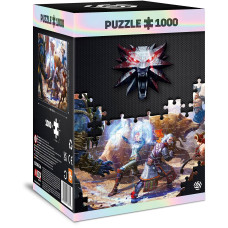 Пазл GoodLoot The Witcher: Geralt & Triss in Battle 1000 ел.