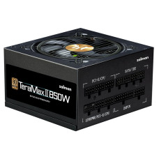 Блок живлення Zalman Teramax 2  (850W), >90%, 80+ Gold, 120мм, 1xMB 28pin (18+10), 2xCPU 8pin(4+4), 3xMolex, 12xSATA, 4xPCIe 8pin(6+2), 1xPCIe GEN5 16pin, Fully Modular