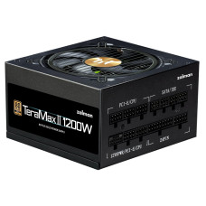 Блок живлення Zalman Teramax 2  (1200W), >90%, 80+ Gold, 120мм, 1xMB 28pin (18+10), 2xCPU 8pin(4+4), 3xMolex, 12xSATA, 4xPCIe 8pin(6+2), 1xPCIe GEN5 16pin, Fully Modular