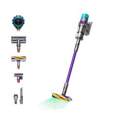 Пилосос Dyson безпровідний SV23 Gen5detect Absolute (Nickel/Purple) 750Вт, конт пил -0.77л, автон. робота до 70хв, сіро-фіолетовий