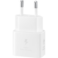 Зарядний пристрій мережевий Samsung 25Вт USB-С, білий
