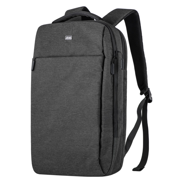 Рюкзак 2E, Melange 17", чорний