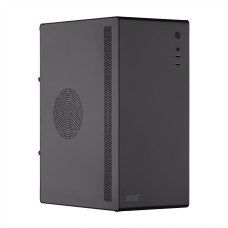 Корпус 2E Credo V200B-400 з БЖ 2E ATX400, 2xUSB3.0, 1x80мм, VGA 250мм, mATX, чорний