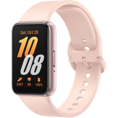 Фітнес-трекер Samsung Galaxy Fit 3 40мм (R390) 1.6', 256x402, AMOLED, BT 5.3, 16/256МБ, рожевий золотистий