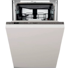 Посудомийна машина Whirlpool вбудована, 10компл., A+++, 45см, дисплей, інвертор, 3й кошик, білий