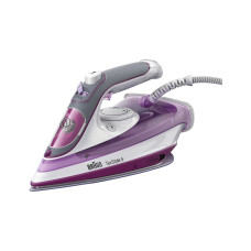 Праска Braun TexStyle 5, 2700Вт, 300мл, паровий удар -200гр, керам. підошва, біло-фіолетовий