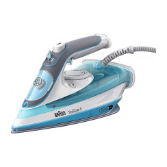 Праска Braun TexStyle 5, 2600Вт, 300мл, паровий удар -180гр, керам. підошва, біло-блакитний